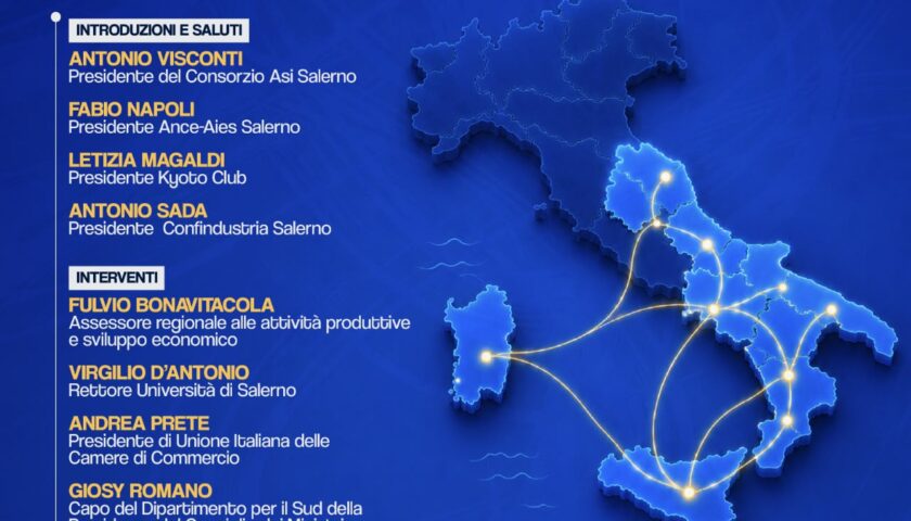 Ance Aies Salerno, modello insediativo delle Zes per lo sviluppo economico locale: semplificazioni e incentivi