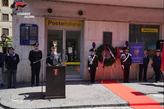 Pagani, cerimonia in ricordo del tenente dei carabinieri Marco Pittoni