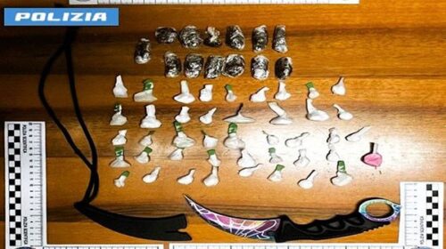Salerno, minore arrestato dalla Polizia: aveva cocaina, crack, hashish e un coltello karambit Salerno, minore arrestato dalla Polizia: aveva cocaina, crack, hashish e un coltello karambit