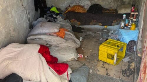 Eboli, sgombero in un’area abbandonata nel centro storico