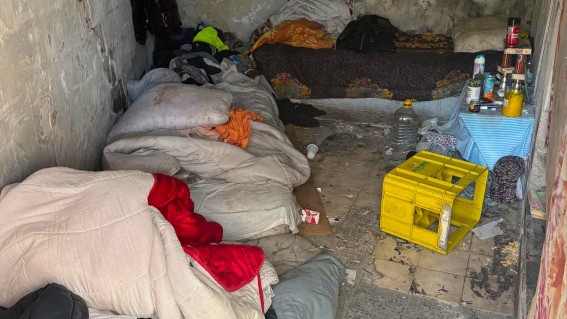 Eboli, sgombero in un’area abbandonata nel centro storico