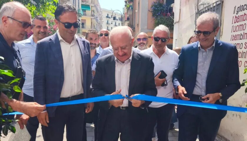 È tornato in funzione  l’ascensore che collega Via Velia a Piazza Principe Amedeo