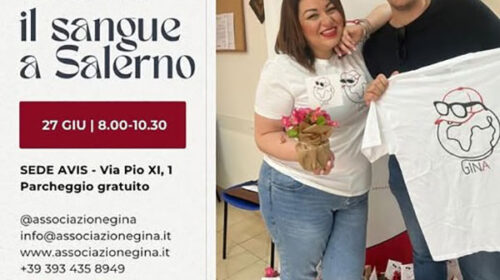 Salerno, donazione sangue con associazione Gina e il sostegno della Salernitana Salerno, donazione sangue con associazione Gina e il sostegno della Salernitana