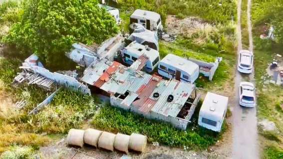 Capaccio Paestum, baraccopoli abusiva: 5 denunciati