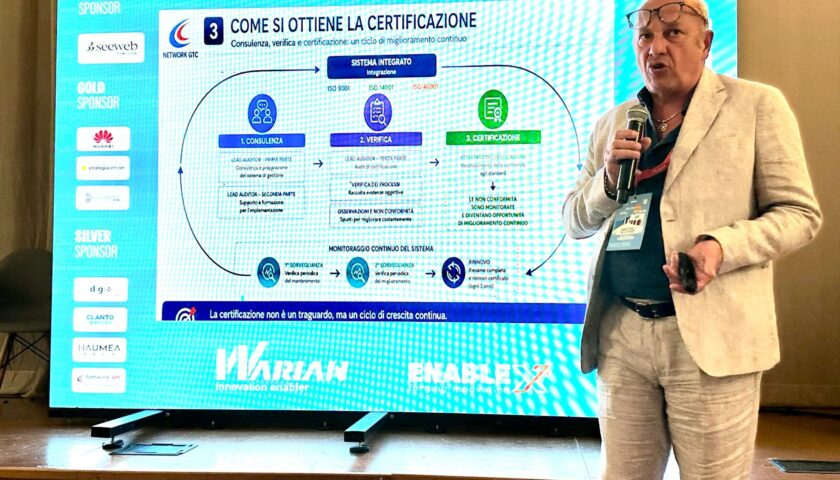 Salerno, al Castello Arechi EnableX 2026: innovazione, intelligenza artificiale e competenze al centro del confronto