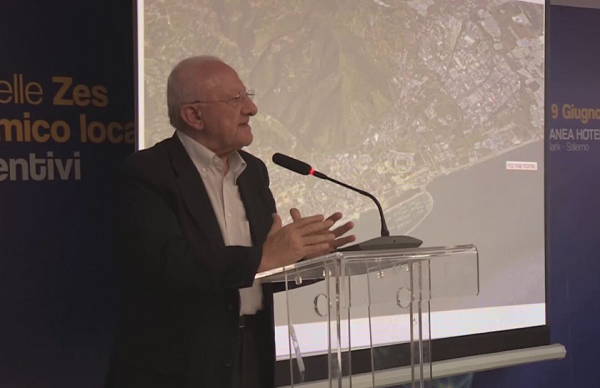 Salerno, De Luca: ho indicato agli imprenditori il sogno di una città europea con propria vocazione turistica