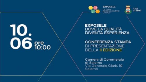 Eboli, ExpoSele torna dal 24 al 26 settembre: presentazione il 10 giugno