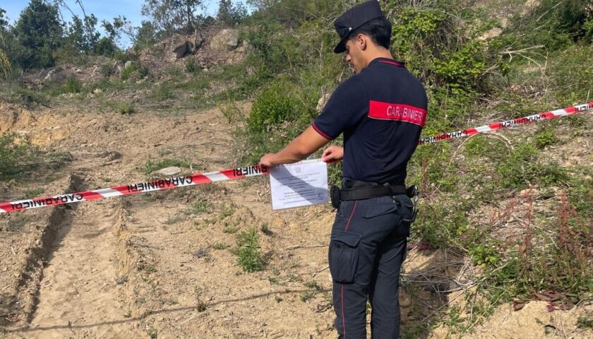 Serramezzana, sbancamenti abusivi in area protetta: due indagati