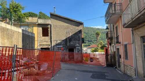 Al via i lavori per riaprire la strada a San Nazario di Bracigliano