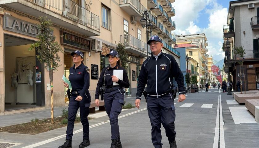 Mercato San Severino, servizio di sicurezza urbana prolungato  fino alla mezzanotte di ogni weekend