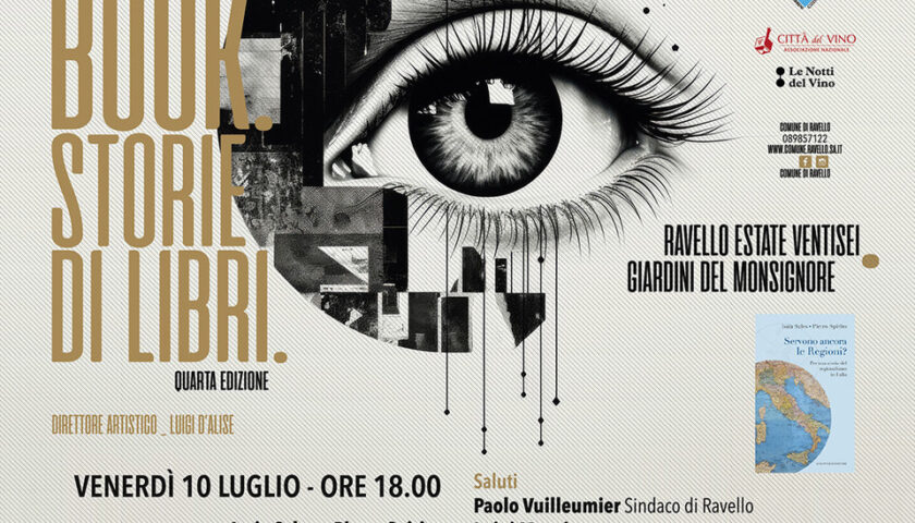 Cultura. Il presidente Roberto Fico inaugura domani “Ravello Book