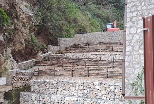 Amalfi, completata l’opera sul Vallone Cieco: un milione di euro per la sicurezza idrogeologica