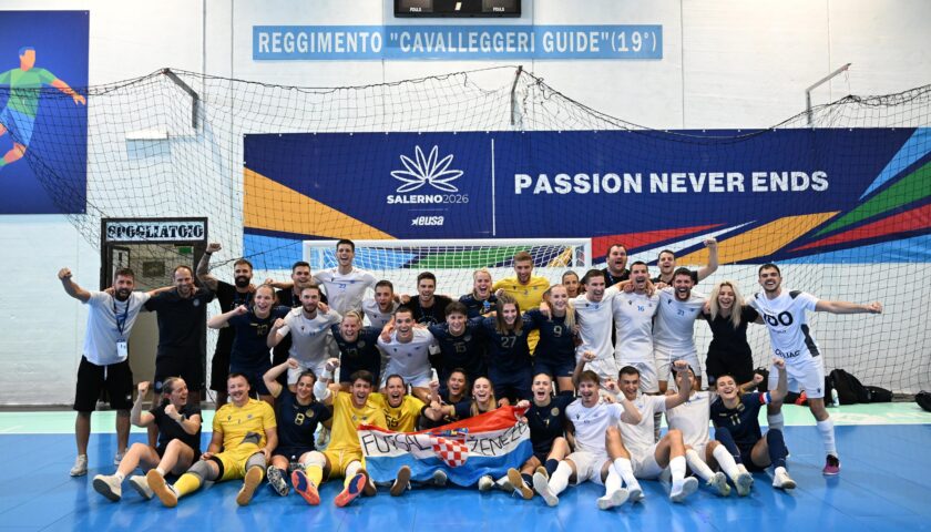 Eug Salerno 2026, trionfo croato nel Futsal con Zagabria e Spalato