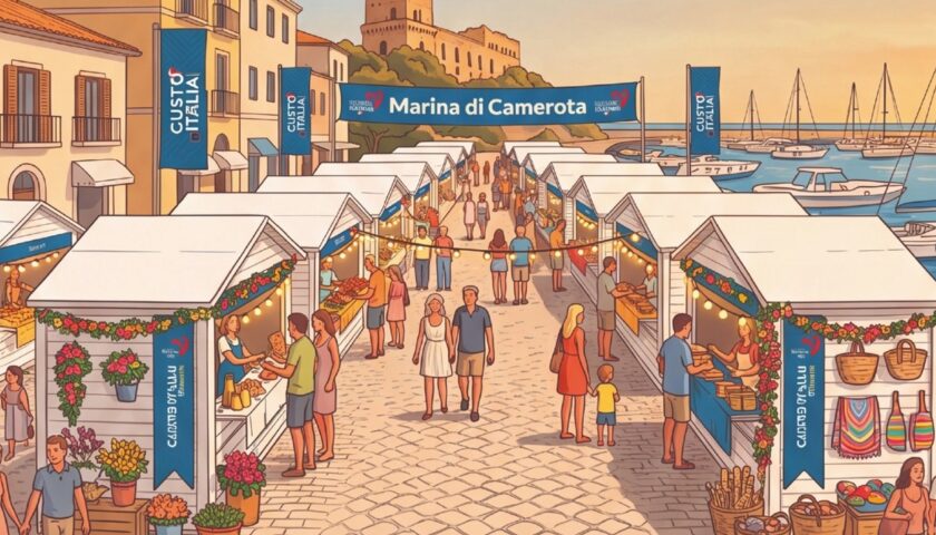 Tappa nel Cilento per Gusto Italia: a Marina di Camerota eccellenze ed artigiani, musica e spettacoli