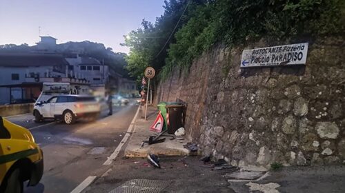Cava de’ Tirreni, violento incidente all’alba tra auto e furgone Cava de’ Tirreni, violento incidente all’alba tra auto e furgone