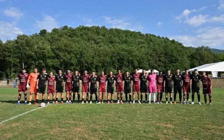Salernitana, cinque gol alla Jesina nell’ultima amichevole a Cascia