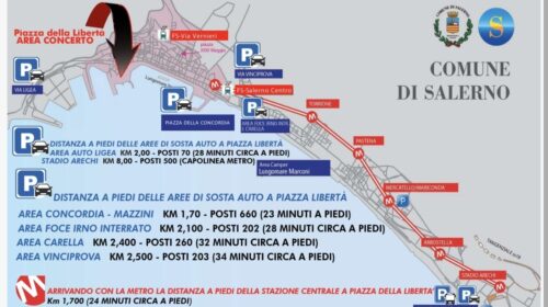 Salernosound, prolungamento orario metropolitana per il concerto di Sfera Ebbasta