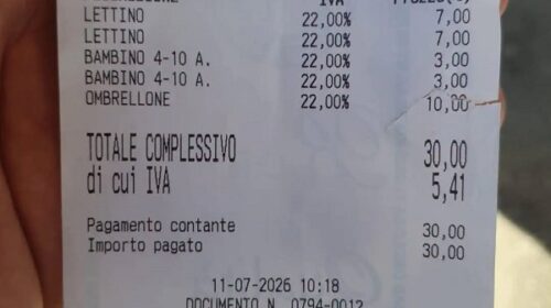 Pontecagnano, fa discutere il ticket per i bambini al lido: la denuncia finisce sui social Pontecagnano, fa discutere il ticket per i bambini al lido: la denuncia finisce sui social