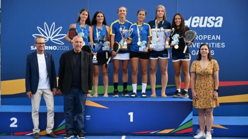 Eug Salerno 2026. Conclusi i tornei di Beach handball, Padel e Tennistavolo: assegnate le medaglie