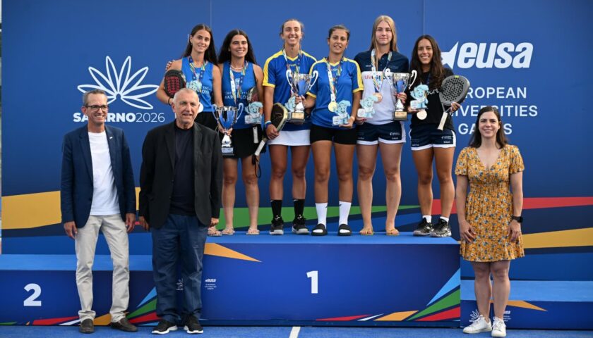 Eug Salerno 2026. Conclusi i tornei di Beach handball, Padel e Tennistavolo: assegnate le medaglie