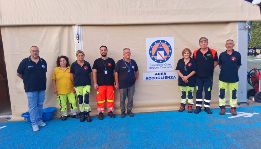 Protezione Civile Sassano, Gruppo Lucano in prima linea a Napoli dopo lo sciame sismico