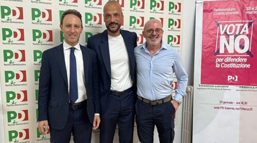 Salerno,  il sindaco di Montecorvino Pugliano Chiola entra nel Pd