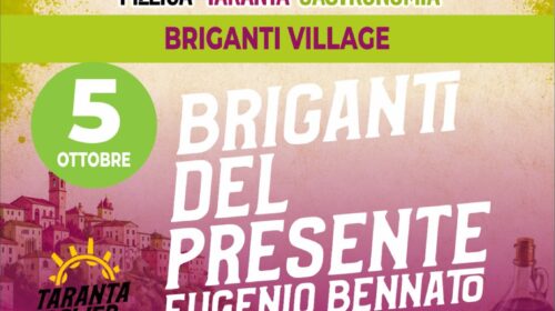 Notti dei Briganti 2026, a Pontecagnano Faiano il 05 ottobre 2026 il Brigante del Presente sarà Eugenio Bennato Notti dei Briganti 2026, a Pontecagnano Faiano il 05 ottobre 2026 il Brigante del Presente sarà Eugenio Bennato