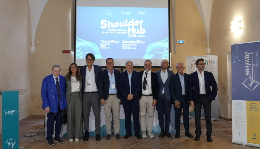 Patologie della spalla, a Salerno il primo Cad-Lab: trenta specialisti al lavoro nei laboratori della Fondazione Ebris