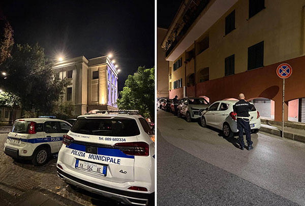 Cava de’ Tirreni, sabato sera di verifiche a tappeto: elevate circa 90 multe