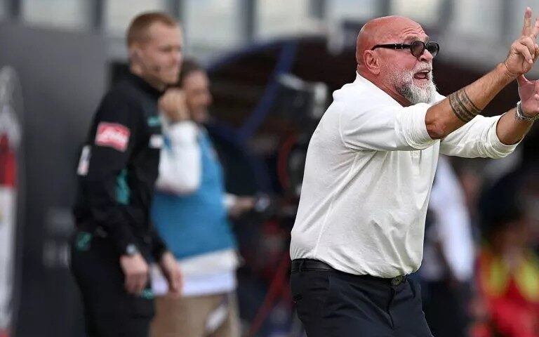 Salernitana, Cosmi: “A Crotone atteggiamento sbagliato”