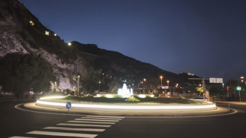 Lavori in Via Ligea: riqualificata la rotatoria e ripristinata la fontana Lavori in Via Ligea: riqualificata la rotatoria e ripristinata la fontana