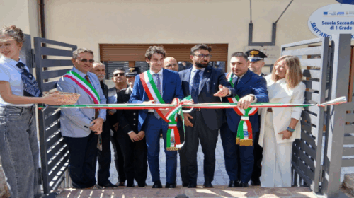 Sant’Angelo a Fasanella, inaugurato centro polifunzionale sede scuola secondaria di primo grado