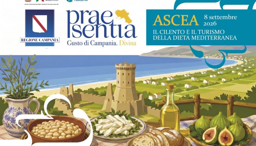 “PRAESENTIA” FA TAPPA NEL CILENTO: AD ASCEA (SALERNO) UN VIAGGIO NEL TURISMO DELLA DIETA MEDITERRANEA