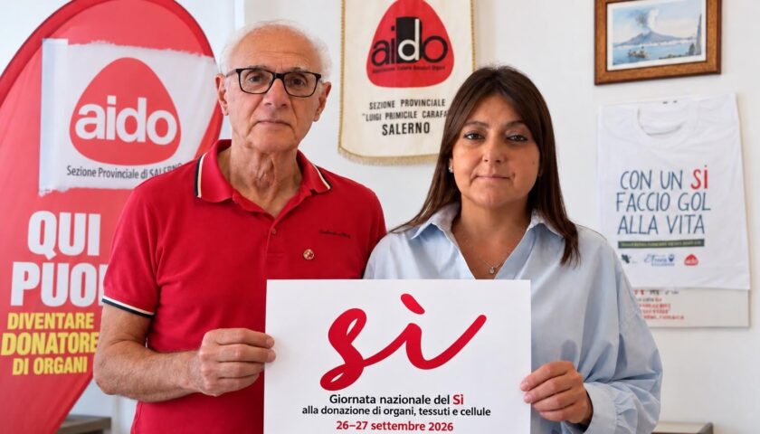 L’Aido Salerno rilancia la cultura della donazione: al centro la storia di Michela Di Brienza di Padula