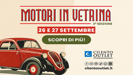 Eboli, ‘Motori in vetrina’ torna al Cilento Outlet nel weekend