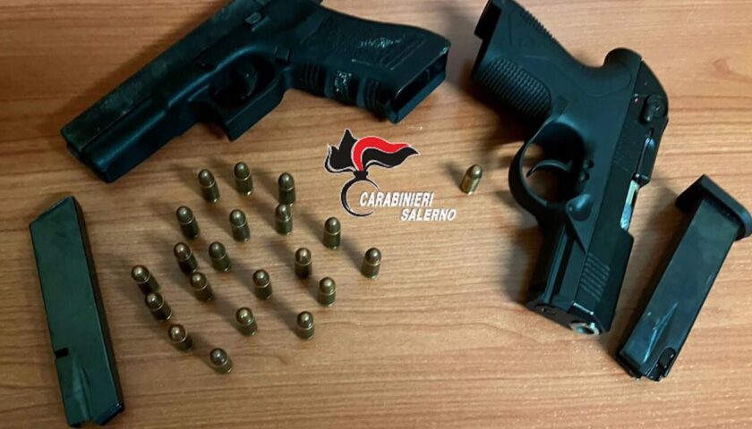 Capaccio Paestum, armi clandestine e munizioni: arrestato