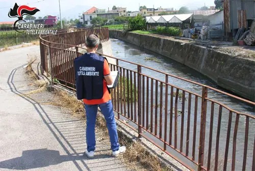 Inquinamento, sequestrata azienda di carpenteria metallica a Scafati