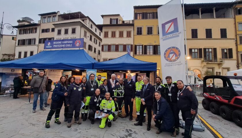 La Protezione Civile di Campagna protagonista al Festival delle Regioni 2026 di Firenze in rappresentanza della Campania