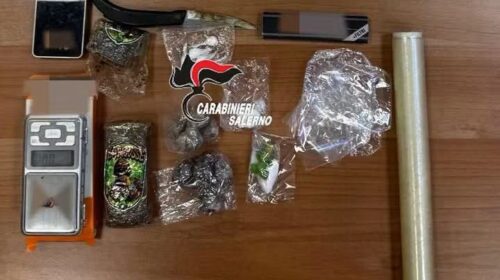 Nocera Inferiore: cocaina e hashish, arrestato un 48enne