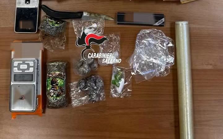Nocera Inferiore: cocaina e hashish, arrestato un 48enne