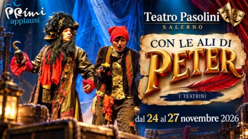 Con le ali di Peter a Salerno: teatro gratis per bambini Con le ali di Peter a Salerno: teatro gratis per bambini