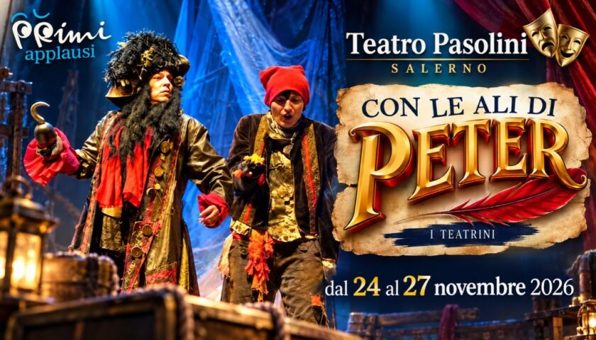 Con le ali di Peter a Salerno: teatro gratis per bambini