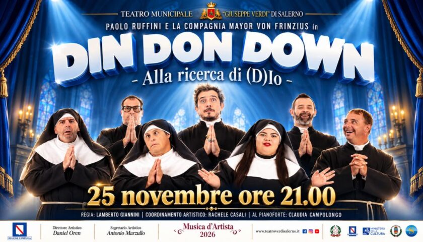Din Don Down a Salerno: Paolo Ruffini al Teatro Verdi