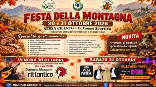 Festa della Montagna a Sessa Cilento: tre giorni di gusto