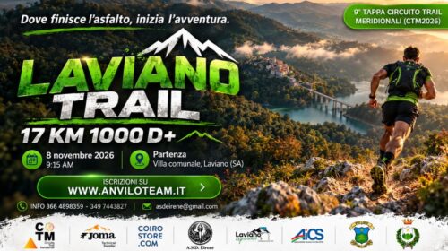 Laviano Trail 2026: 17 km sui sentieri dei Picentini