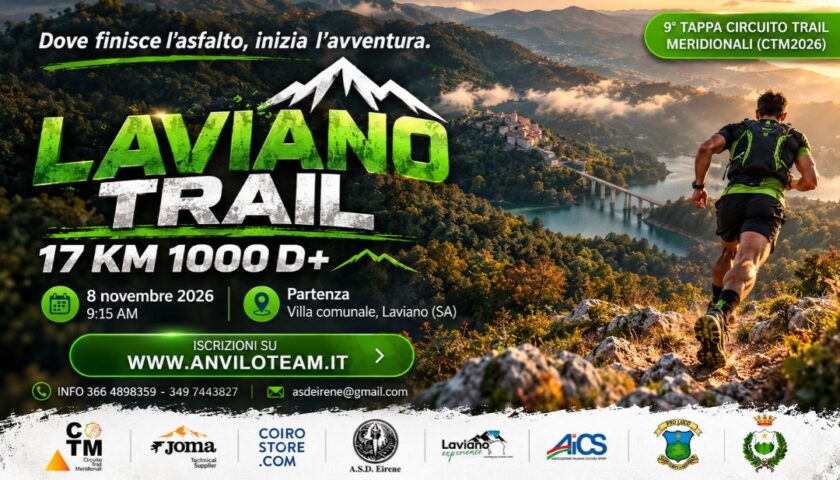 Laviano Trail 2026: 17 km sui sentieri dei Picentini