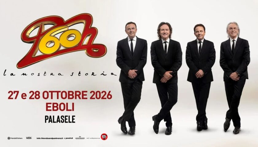 Pooh a Eboli: due concerti al PalaSele per i 60 anni