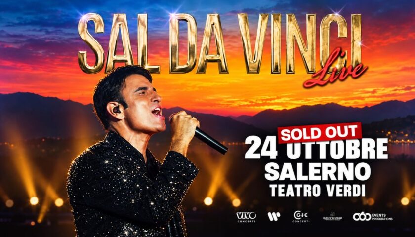Sal Da Vinci a Salerno, è già sold out al Teatro Verdi