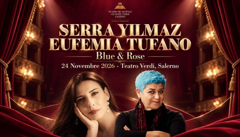 Serra Yilmaz a Salerno: Blue & Rose al Teatro Verdi