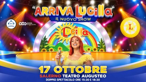 Lucilla arriva a Salerno: doppio spettacolo all’Augusteo